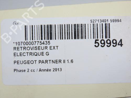left-mirror-peugeot-partner-box-bodympv-2008-39251735 main image