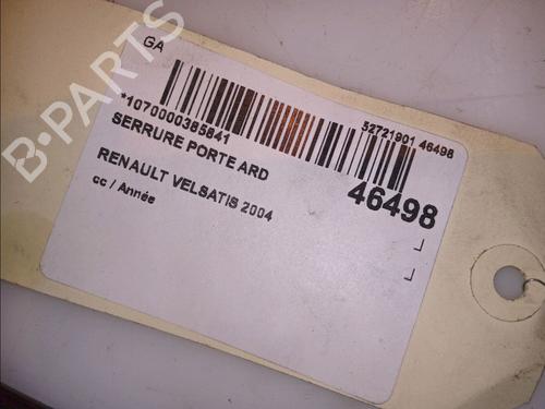 Rear right lock RENAULT VEL SATIS (BJ0_) 2.2 dCi (BJ0E, BJ0F) | BP23177028C99 
