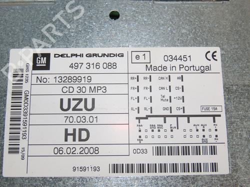 Radio OPEL CORSA D (S07) 1.2 (L08, L68) | BP30652519E6 - Image 4
