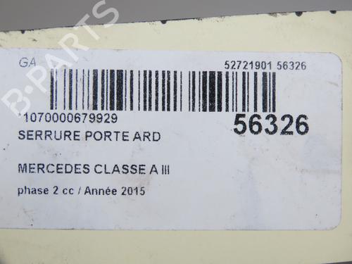 rear-right-lock-mercedes-benz-a-class-w176-2012-2013-2014-2015-2016-2017-2018-31242572 main image