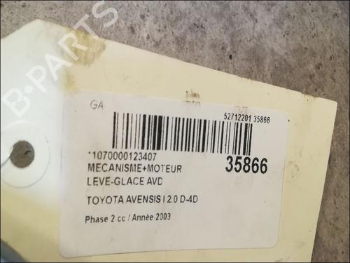 Front right window mechanism TOYOTA AVENSIS (_T25_) 2.0 D-4D (CDT250_, CDT250R) | BP23175680C23 