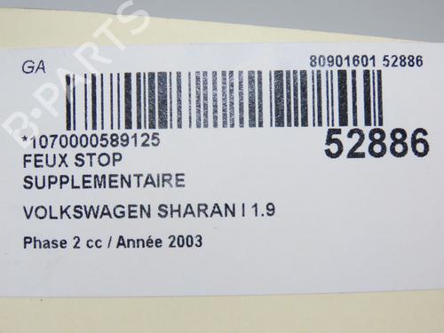 Bremselys VW SHARAN (7M8, 7M9, 7M6) 1.9 TDI | BP30404089L11 