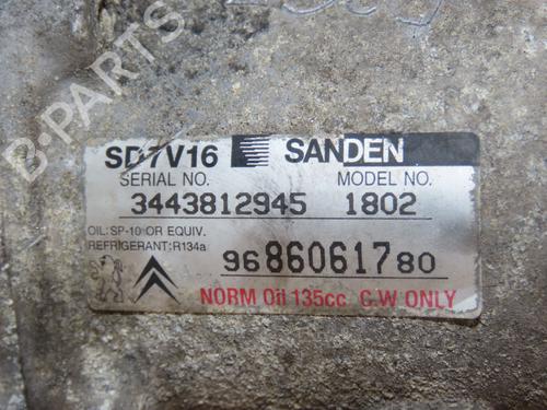 Used AC compressor AC compressor PEUGEOT PARTNER Box Body/MPV (5_, G_) 1.6 HDi 75 (75 hp) 28967171 28967171