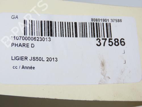 Right headlight LIGIER JS RC 0.5 | BP36495660C29 - Image 5