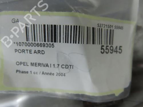 Used Right rear door OPEL MERIVA A MPV (X03) 1.7 CDTI (E75) (100 hp) 30867388