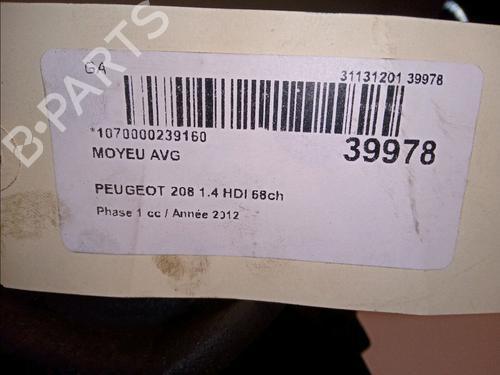 Right front steering knuckle PEUGEOT 208 I (CA_, CC_) 1.4 HDi | BP14876122M26 