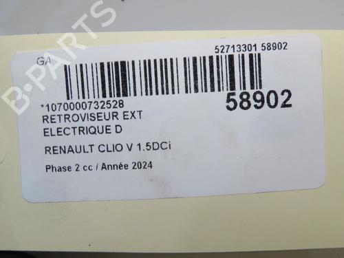 bakspejl-hjre-renault-clio-v-b7_-2019-37252361 main image