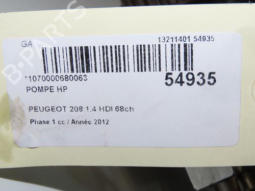 Used Injection pump Injection pump PEUGEOT 208 I (CA_, CC_) 1.4 HDi (68 hp) 31274287 31274287
