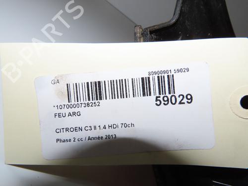 Left taillight CITROËN C3 II (SC_) 1.4 HDi 70 (SC8HZC, SC8HR0, SC8HP4) | BP37479687C34 - Image 5