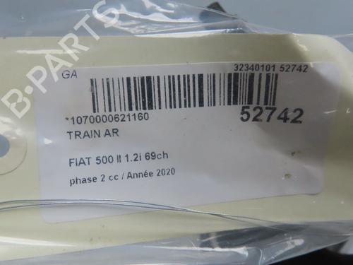 Used Rear axle FIAT 500 (312_) 1.2 (312AXA1A) (69 hp) 28801621