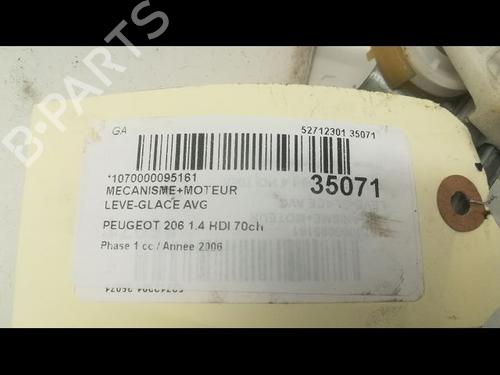 Front left window mechanism PEUGEOT 206 Hatchback (2A/C)  | BP23175778C22 