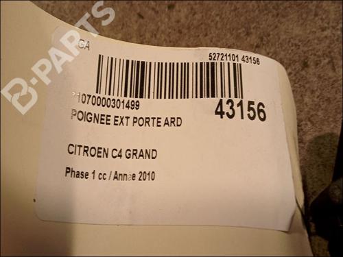 Rear right exterior door handle CITROËN C4 Grand Picasso I (UA_) 1.6 HDi | BP9616636C130 