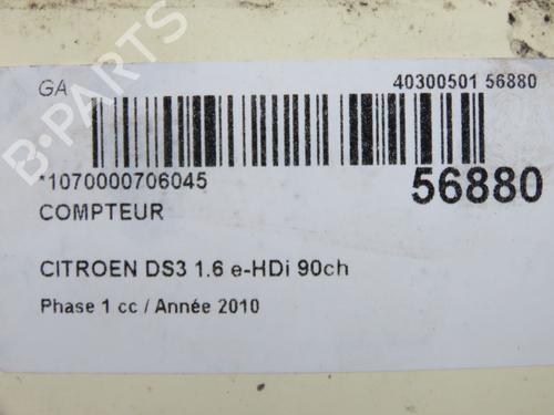 Instrument cluster CITROËN DS3 (SA_) 1.6 HDi 90 | BP33836434C47 - Image 6