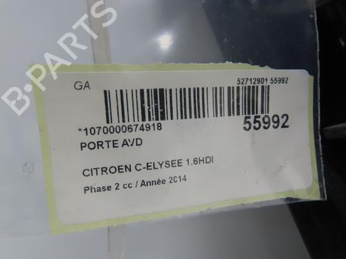 Right front door CITROËN C-ELYSEE (DD_) 1.6 HDI 92 | BP32511477C3 - Image 6