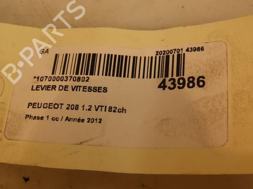 Used Gear lever PEUGEOT 208 I (CA_, CC_) 1.2 VTI 82 (82 hp) 11099768