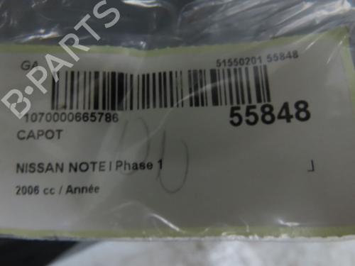 hood-nissan-note-e11-ne11-2005-2006-2007-2008-2009-2010-2011-2012-2013-30502418 main image