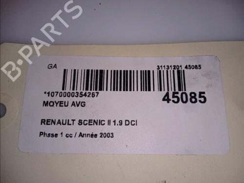 Used Right front steering knuckle Right front steering knuckle RENAULT SCÉNIC II (JM0/1_) 1.9 dCi (JM0G, JM12, JM1G, JM2C) (120 hp) 14876336 14876336