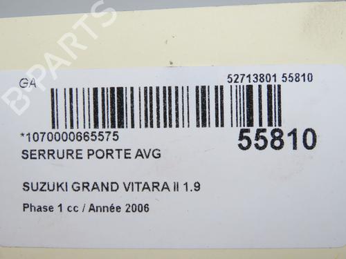 Used Front left lock SUZUKI GRAND VITARA II (JT, TE, TD) 1.9 DDiS All-wheel Drive (JT419, TD44, JB419WD, JB419XD,... (129 hp) 32076139
