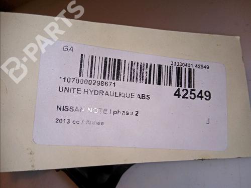 ABS pump NISSAN NOTE (E11, NE11) 1.6 | BP11100276M43 