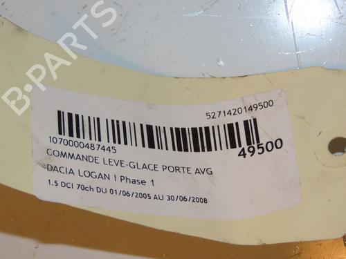 Used Left front window switch DACIA LOGAN (LS_) 1.5 dCi (LS0K) (68 hp) 16769784