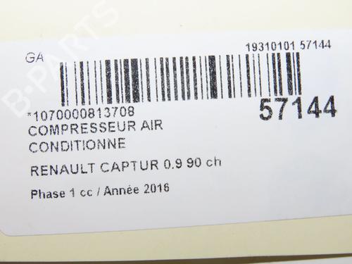 AC compressor RENAULT CAPTUR I (J5_, H5_) 0.9 TCe 90 | BP39732784M34 - Image 6