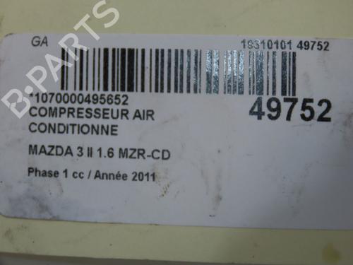 AC compressor MAZDA 3 (BL) 1.6 MZ-CD (BL14) | BP33444880M34  - Image 8