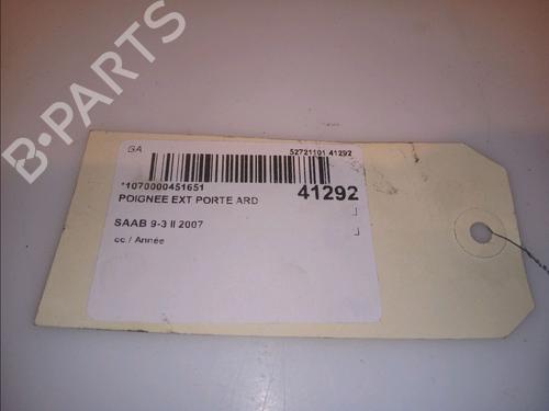 Rear right exterior door handle SAAB 9-3 (YS3F, E79, D79, D75) 1,8t | BP14951638C130 