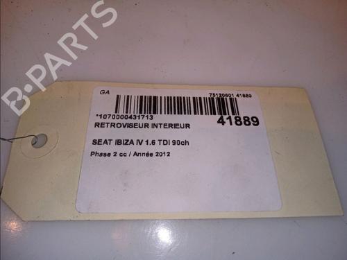 Used Rear mirror SEAT IBIZA IV (6J5, 6P1) 1.6 TDI (90 hp) 12354775