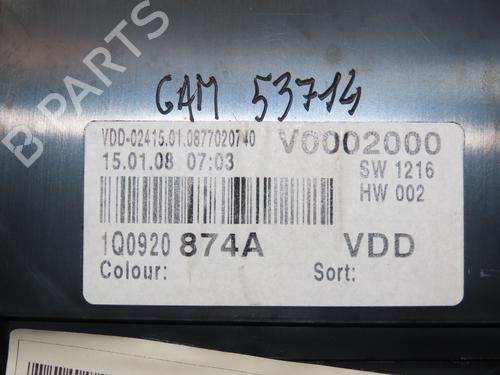 Motorstyringsenhet VW EOS (1F7, 1F8) 2.0 TDI | BP29622593M57 