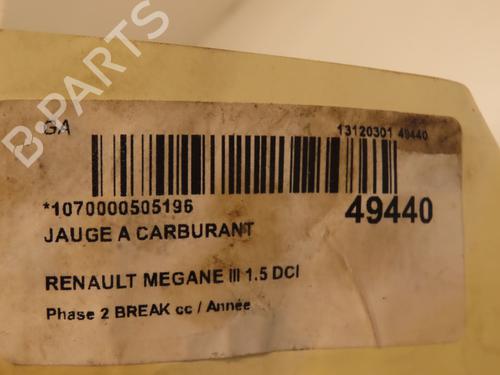 Fuel pump RENAULT MEGANE III Grandtour (KZ0/1) 1.5 dCi (KZ09, KZ0D, KZ1G, KZ29, KZ14, KZ1W, KZ10, KZ1F,... | BP16688030M76 