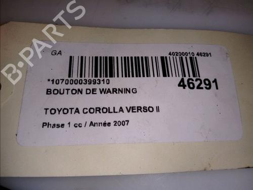 Warning switch TOYOTA COROLLA Verso (ZER_, ZZE12_, R1_) 2.2 D-4D (AUR10_, AUR10R) | BP11267510I22