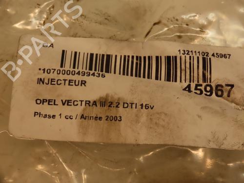 Used Injector OPEL VECTRA C GTS (Z02) 2.2 DTI 16V (F68) (125 hp) 16825649