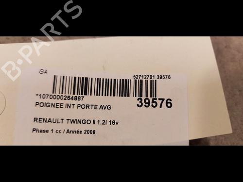 Used Front left interior door handle Front left interior door handle RENAULT TWINGO II (CN0_) 1.2 16V (CN0K, CN0V, CN0A) (76 hp) 9611983 9611983