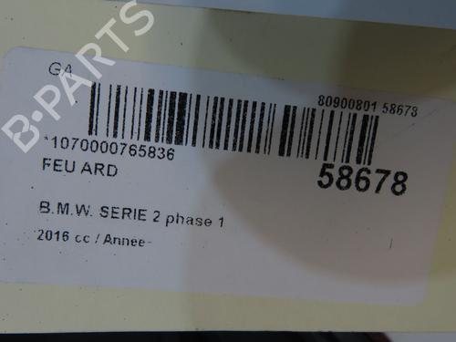 Used Right taillight Right taillight BMW 2 Gran Tourer (F46) 216 d (116 hp) 40110774 40110774