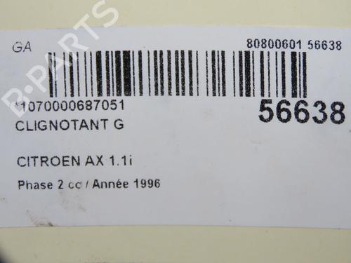 Used Left front indicator CITROËN AX (ZA-_) 11 (60 hp) 31179747