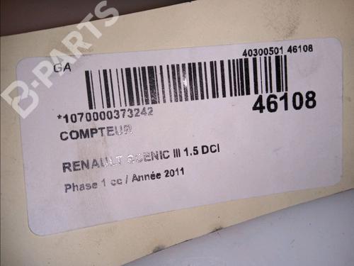 Instrument cluster RENAULT SCÉNIC III (JZ0/1_) 1.5 dCi | BP11425795C47 