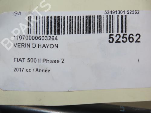 Tailgate lift support ABARTH 500 / 595 / 695 1.4 (312.AXZ11) | BP28832284C138 - Image 3