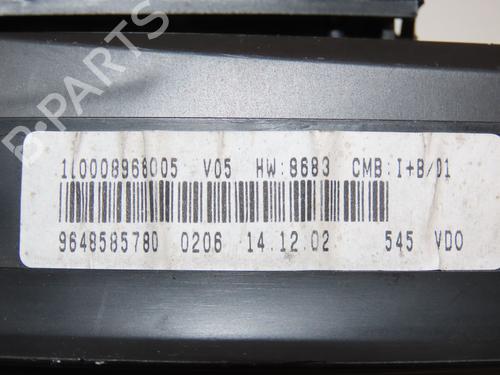 Instrument cluster CITROËN XSARA PICASSO (N68) 2.0 HDi | BP9612539C47 