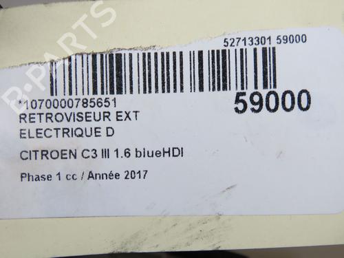 right-mirror-citroen-c3-iii-sx-2016-37275908 main image