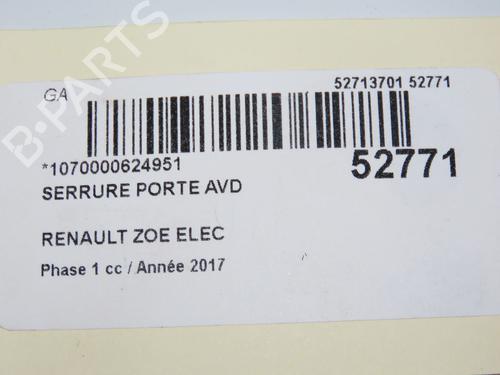 Front right lock RENAULT ZOE (BFM_) Electric (BFME) | BP33032195C97 - Image 8