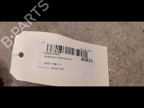 Front right exterior door handle PEUGEOT 106 II (1A_, 1C_) 1.1 i | BP23175843C129 