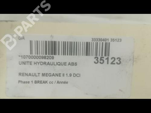 ABS pump RENAULT MEGANE II Estate (KM0/1_) 1.9 dCi (KMRG, KM1G, KM0G, KM2C) | BP9597196M43 