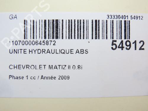 ABS pump CHEVROLET MATIZ (M200, M250) 0.8 | BP28829998M43 
