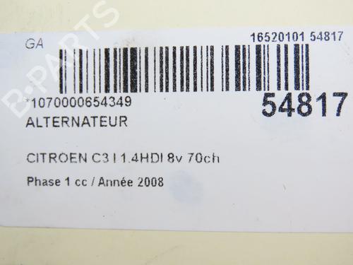 Alternator CITROËN C3 I (FC_, FN_) 1.4 HDi | BP28829155M7 
