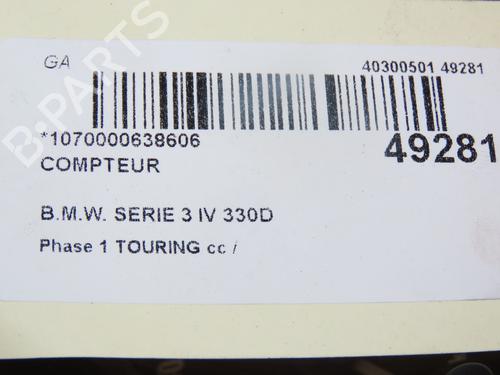 Used Instrument cluster BMW 3 Touring (E46) 330 d (184 hp) 28830436
