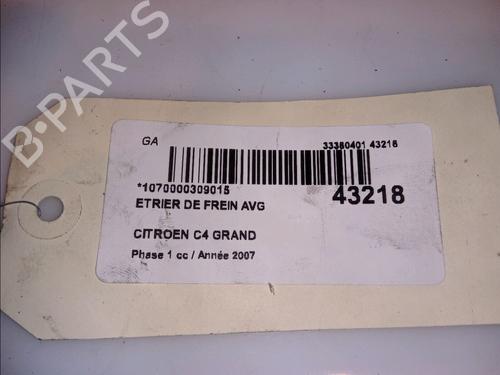 Used Left front brake caliper CITROËN C4 Grand Picasso I (UA_) 1.6 HDi (109 hp) 23174116