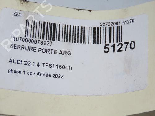 Rear left lock AUDI Q2 (GAB, GAG) 35 TFSI | BP32308425C100 