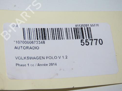Bilradio VW POLO V (6R1, 6C1) 1.2 (60 hp) 31274376
