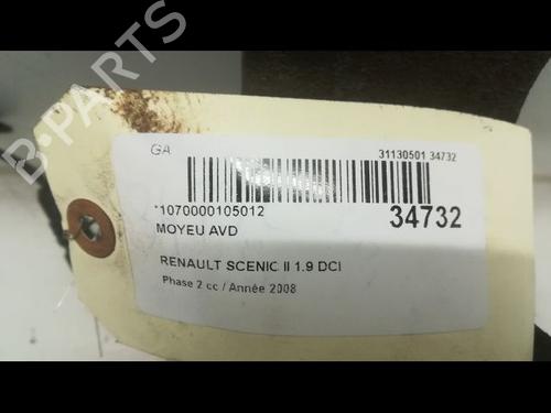 Left front steering knuckle RENAULT SCÉNIC II (JM0/1_) 1.9 dCi (JM14) | BP14875418M25