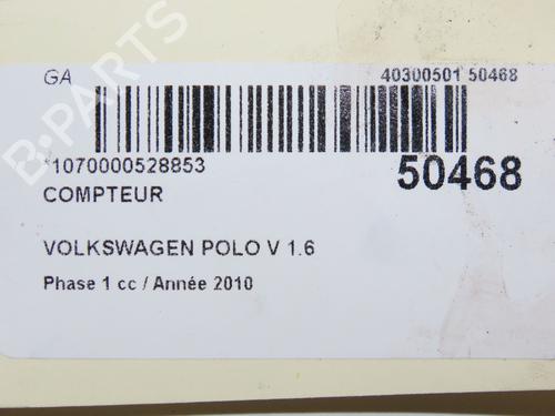 Used Instrument cluster VW POLO V (6R1, 6C1) 1.6 TDI (75 hp) 28967960